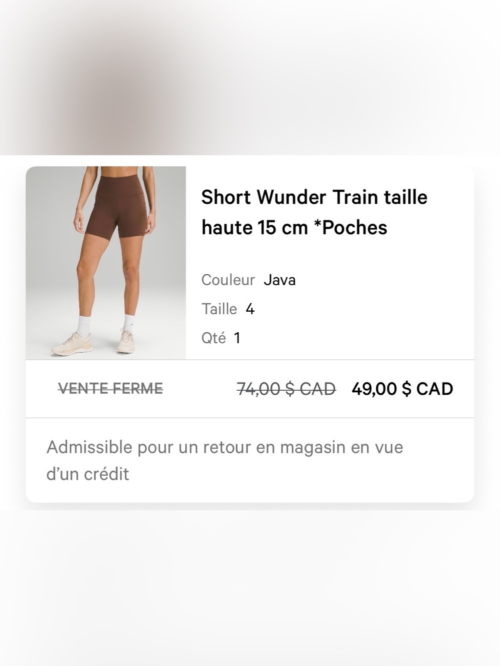 Lululemon short